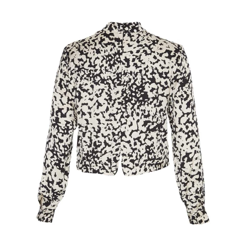 moss copenhagen Abstract Print Blouse Naime Irida White Dames