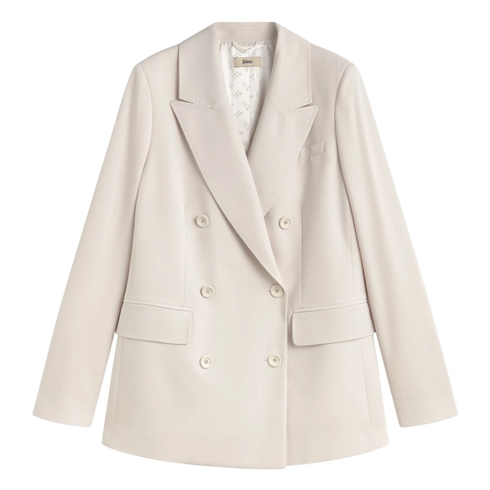 Herno - Jackets > Blazers - Beige - Herno - Modalova