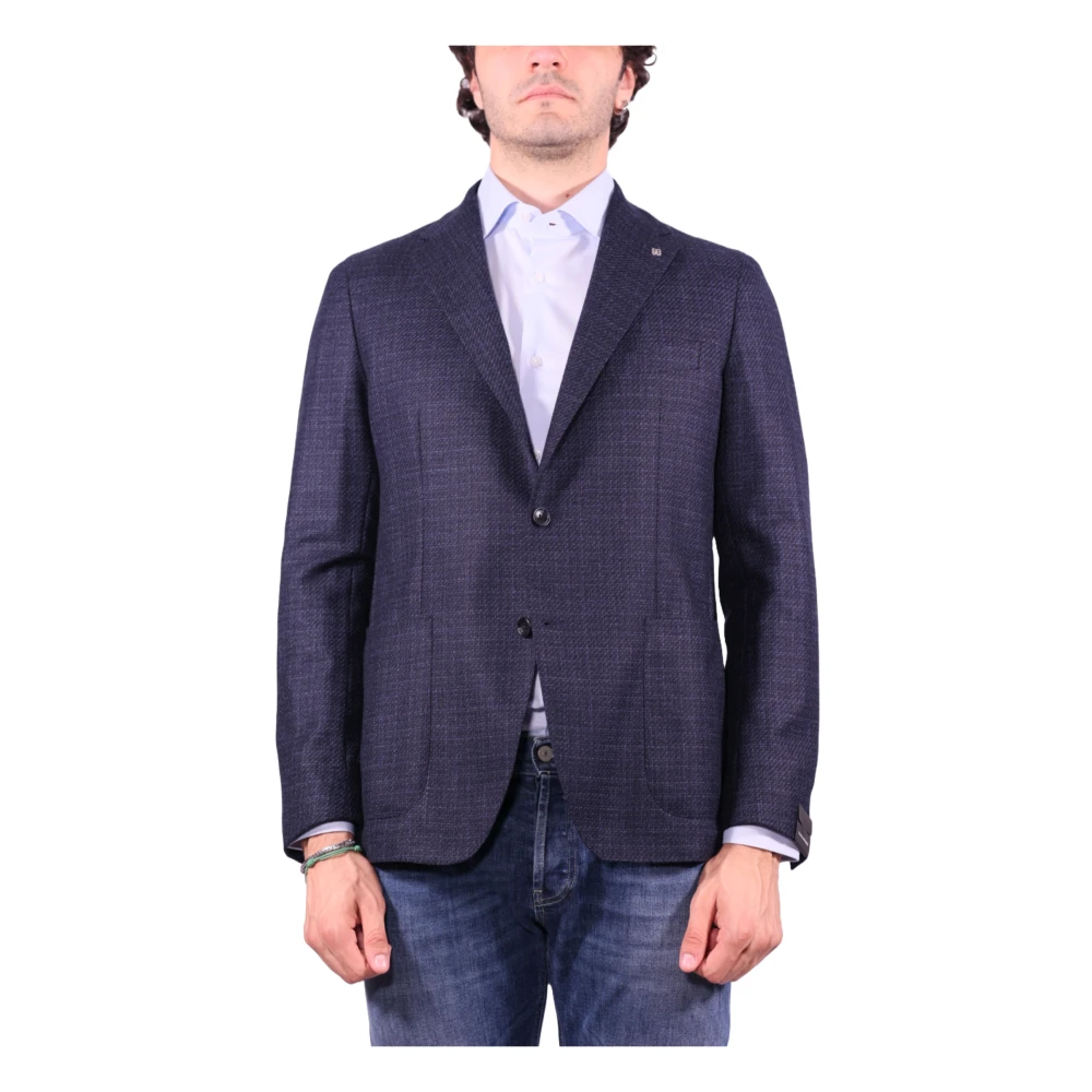 Tagliatore Jassen Blauw Blue Heren