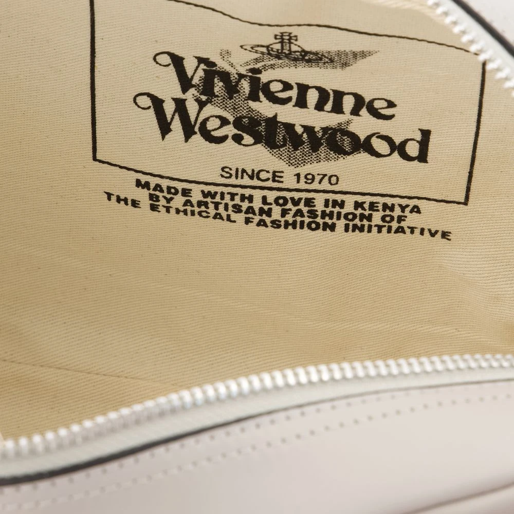 Vivienne Westwood Grijze leren cameratas Gray Dames
