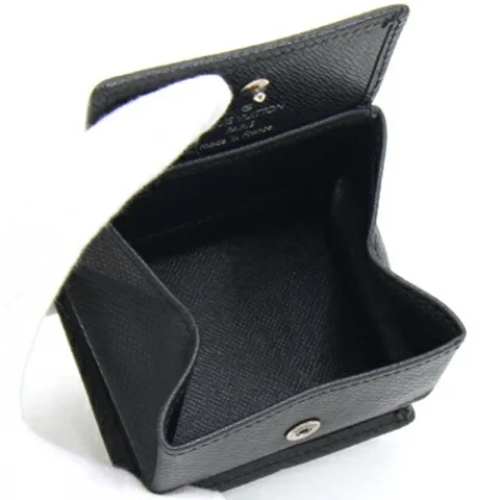 Louis Vuitton Vintage Pre-owned Leather wallets Black Heren