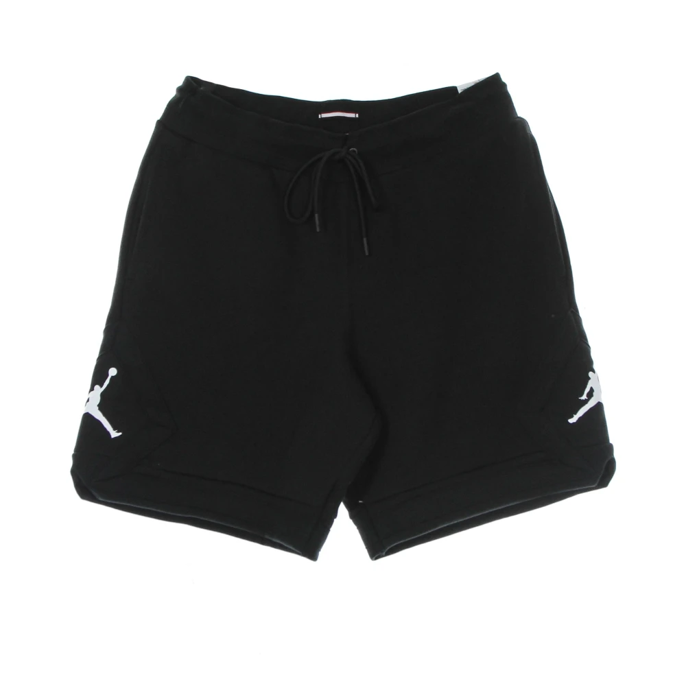 Jordan Diamant Fleece Korte Tracksuit Shorts Black Heren