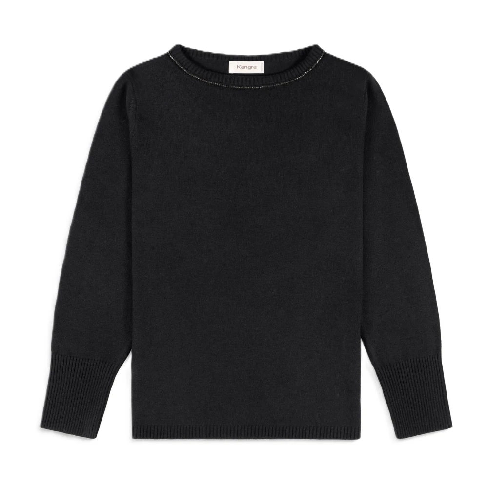 Kangra Donna Nero - Sweaters - Knitwear - M
