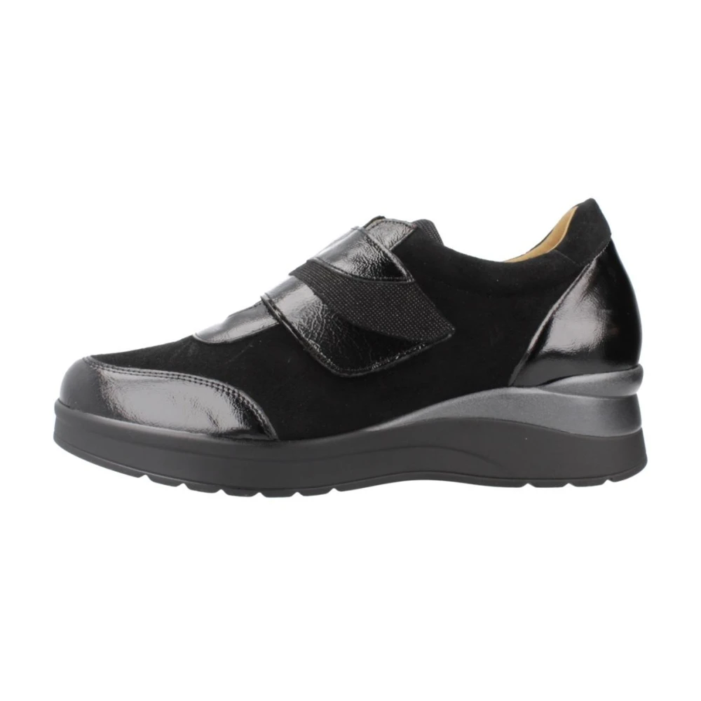 PieSanto Zapatos Cinta Adhesiva Dames Schoenen Zwart