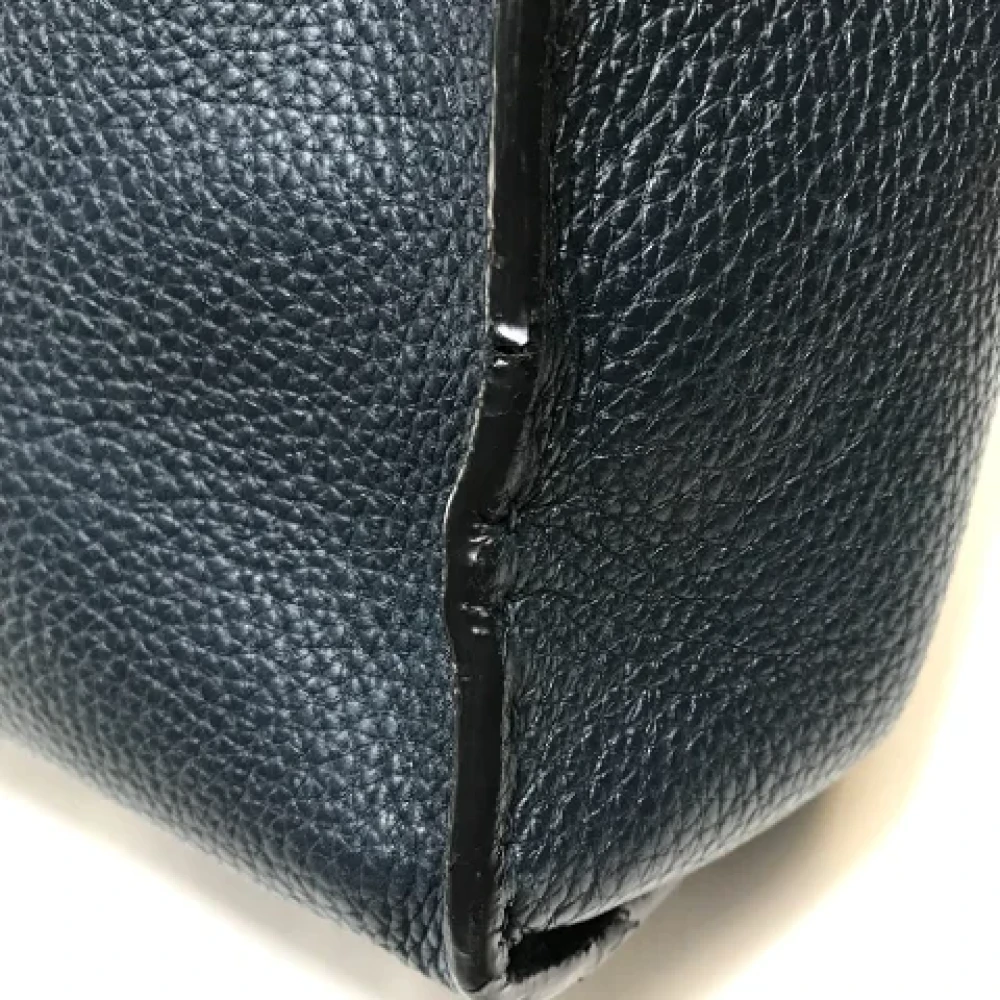 Fendi Vintage Pre-owned Leather fendi-bags Blue Heren