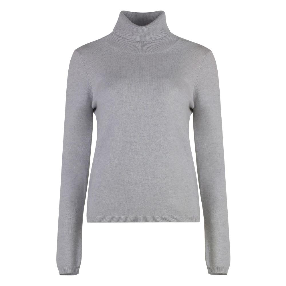 Malo Kasjmier Coltrui Trui Ribgebreid Gray Dames