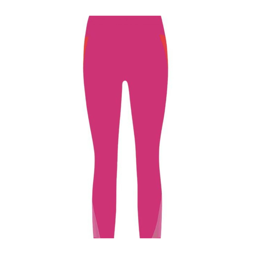 Fila Dames 7 8 Leggings Fitness Roze Rood Pink Dames