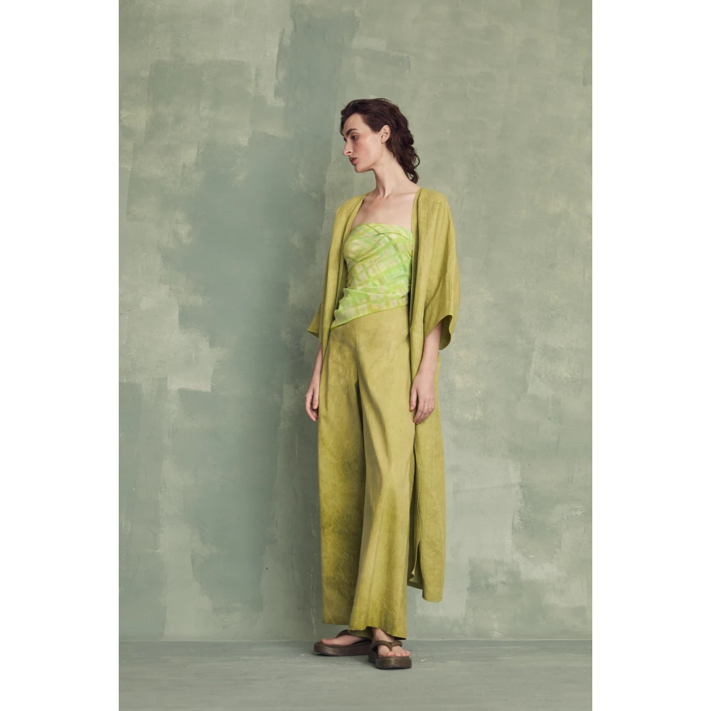 Cortana Freja appelgroene broek Green Dames