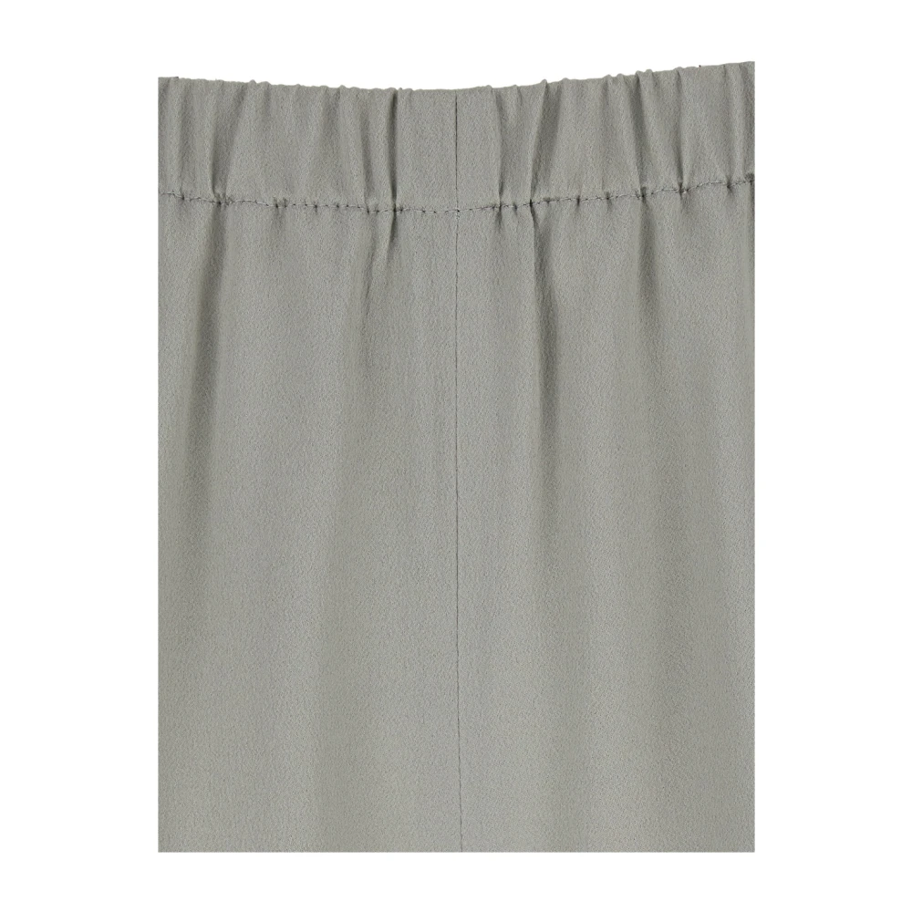 Antonelli Firenze Zijde Blend Wijde Pijp Groene Broek Green Dames