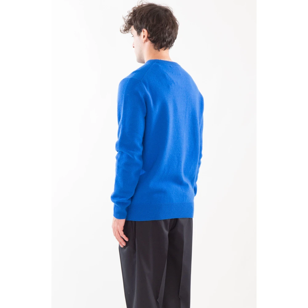 MC2 Saint Barth Lamswollen Trui in Regent Stijl Blue Heren