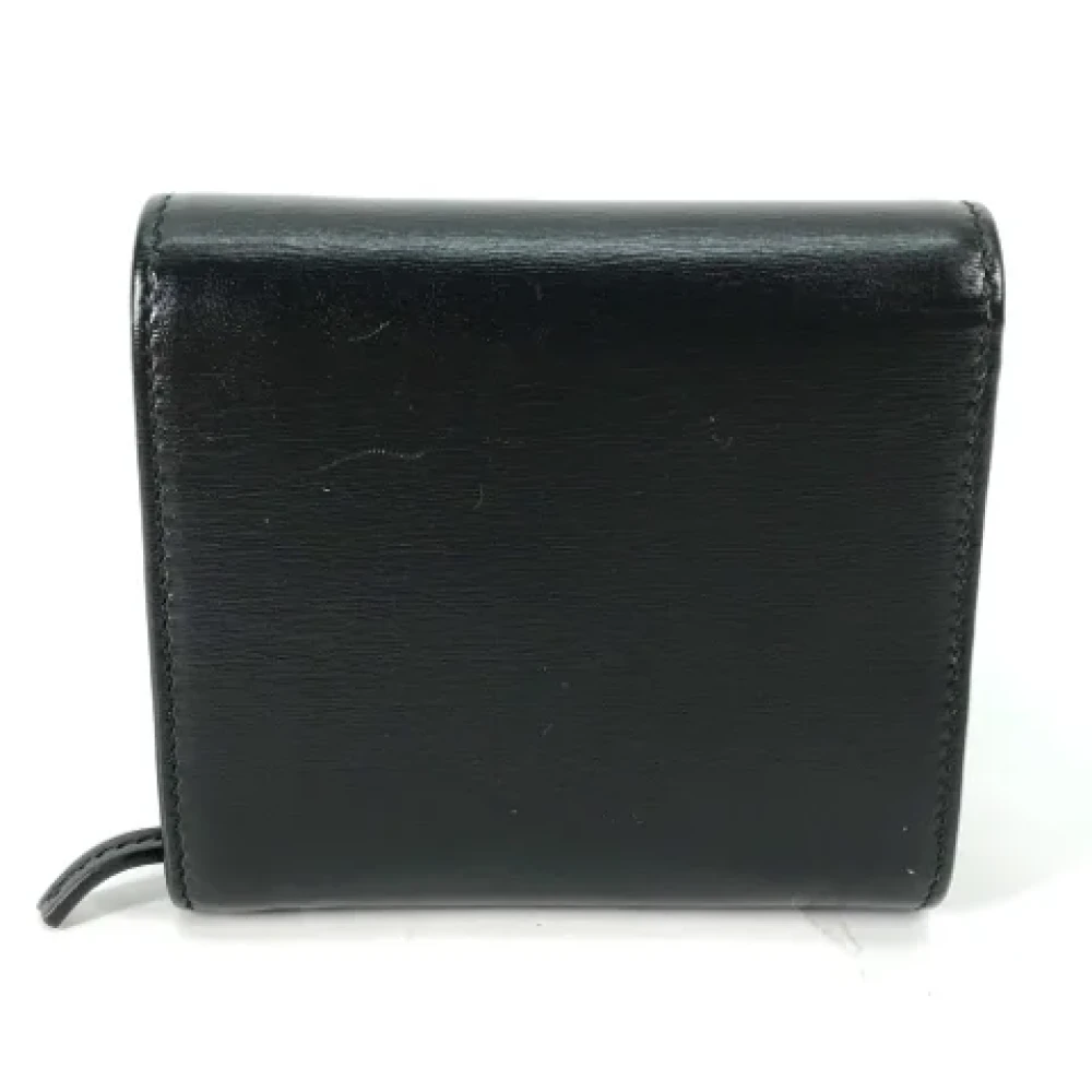 Gucci Vintage Pre-owned Leather wallets Black Dames