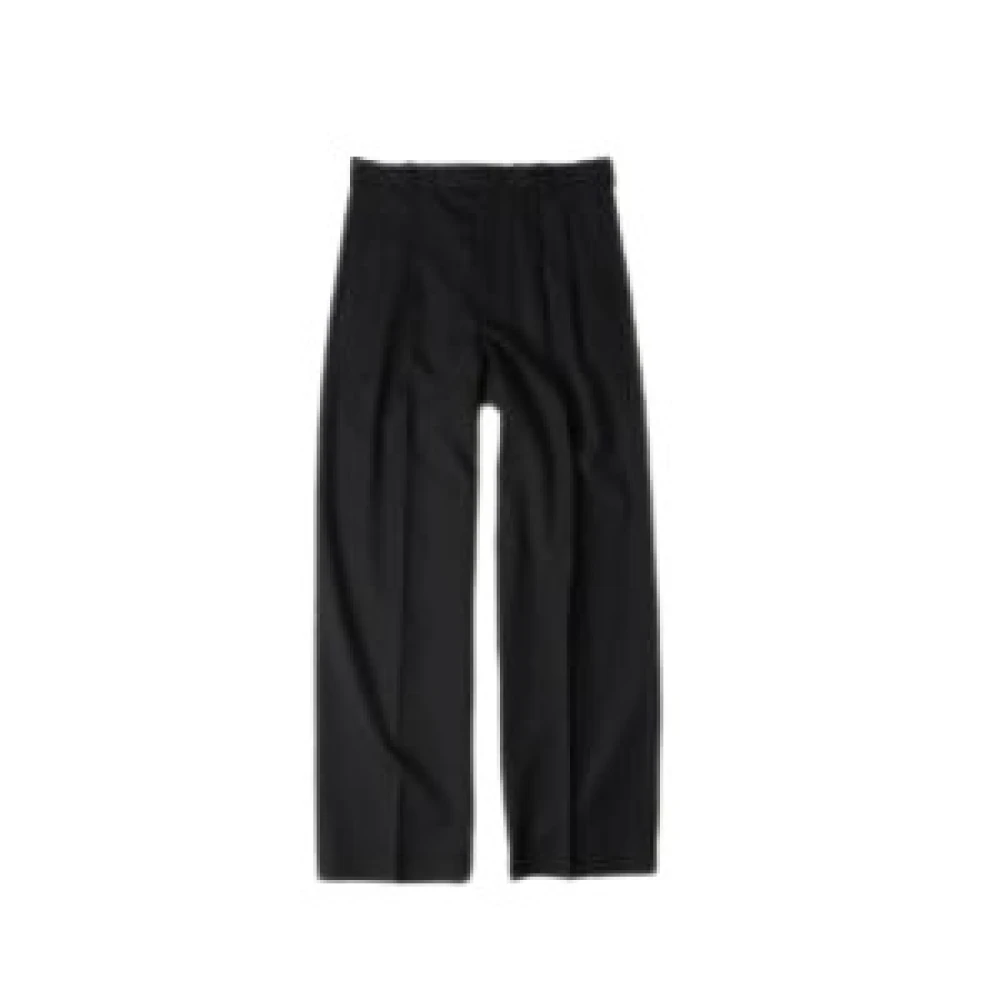 Jacquemus Black The Man's Trousers - Female - Wide Trousers - 2XS - Trousers