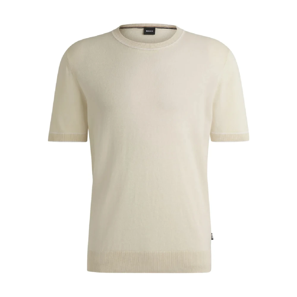 Hugo Men's Beige Stylish T-Shirt - T-Shirts - S - Tops