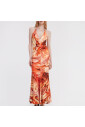 robe-longue-imprimee-plumange-orange