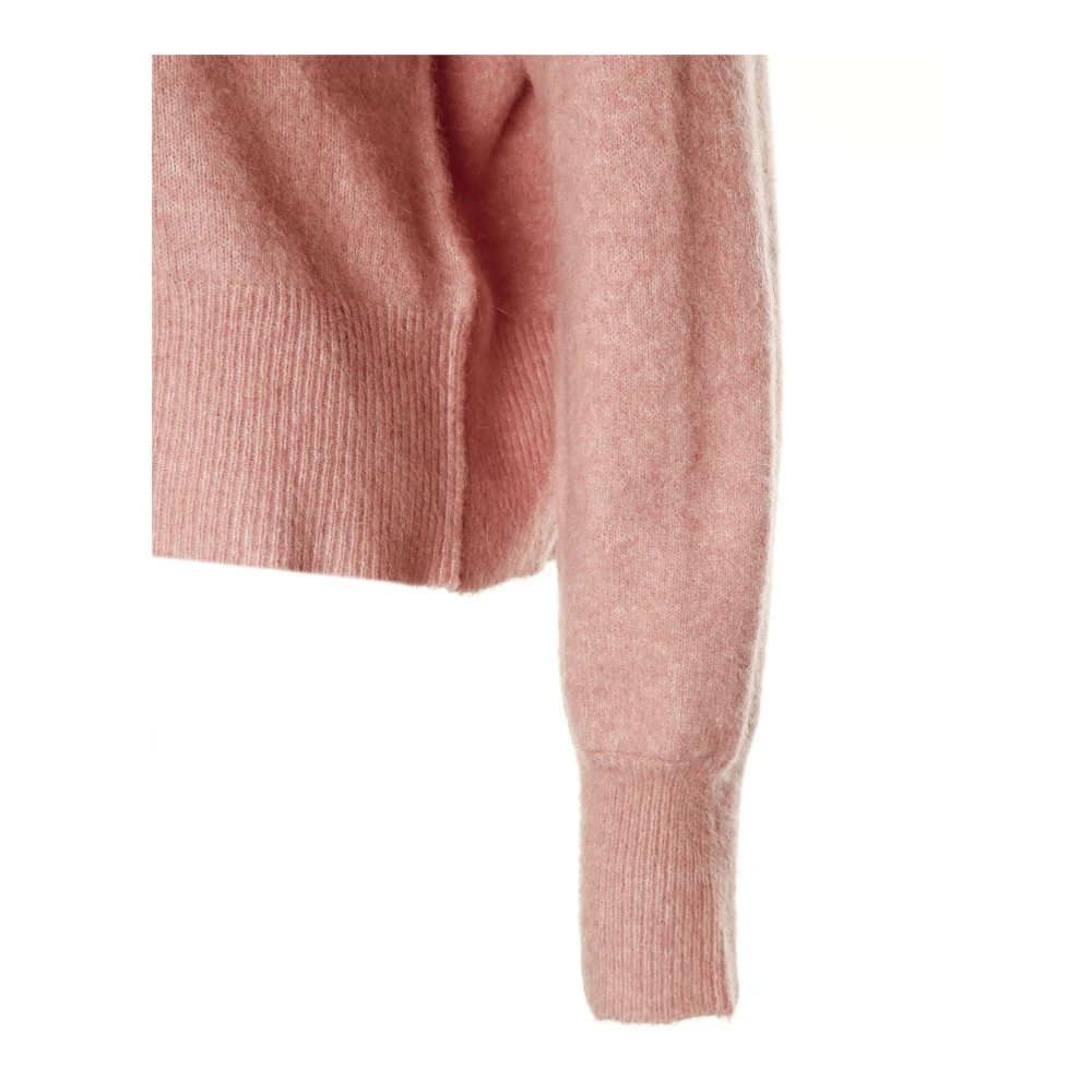 Samsøe Fluffy Turtleneck Pullover Nola Pink Dames