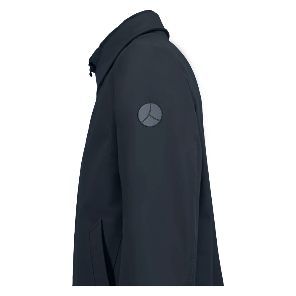 People of Shibuya Waterdichte Parka met Geïsoleerde Kraag Blue Heren