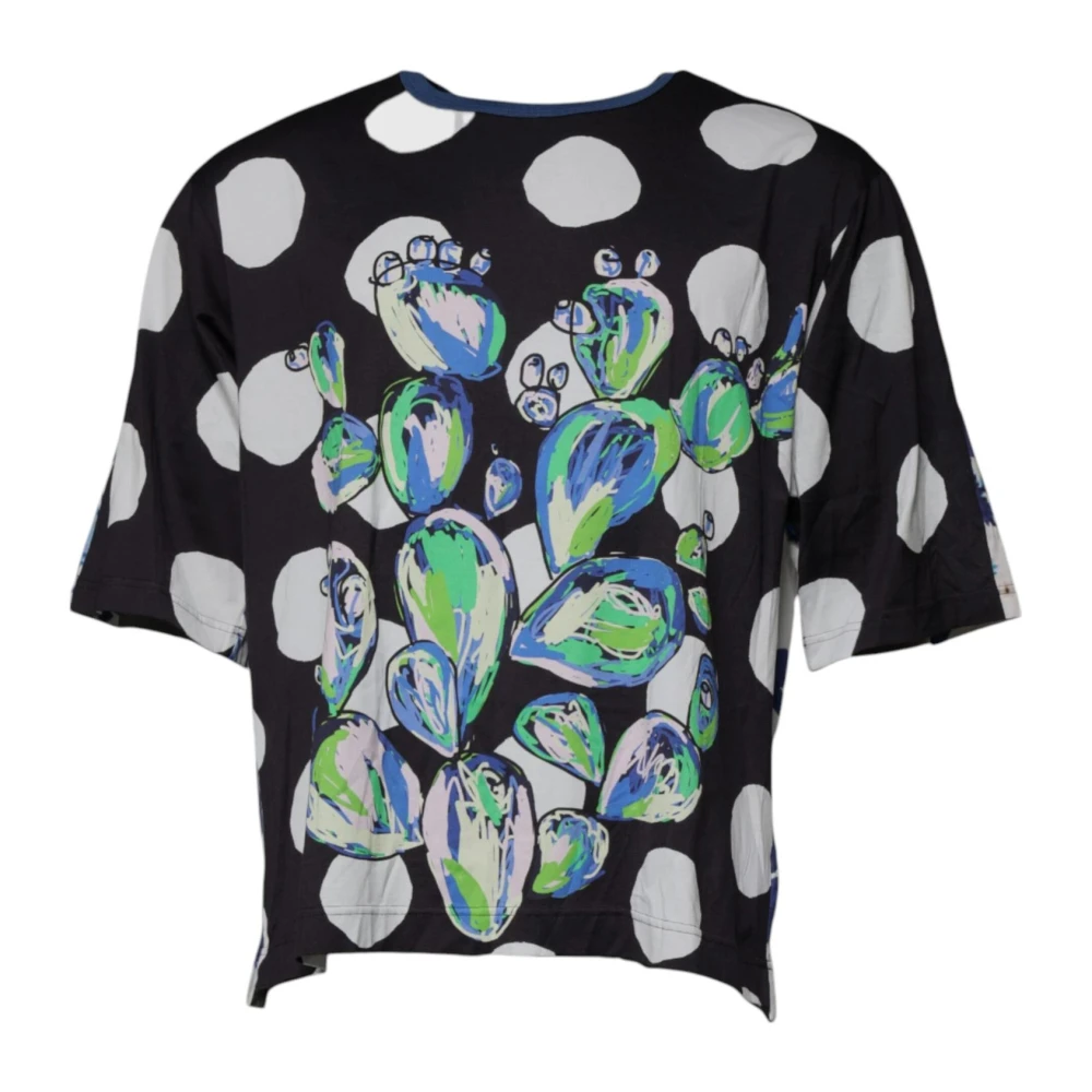 Dolce & Gabbana Grafische Print Crew Neck T-shirt Multicolor Heren