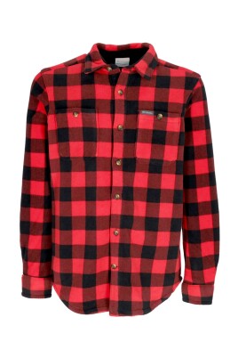 red-check-flare-gun-fleece-shirt