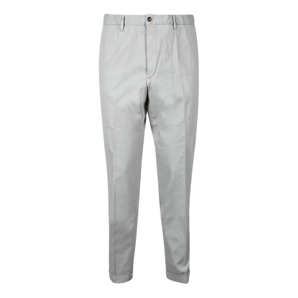 Briglia Casual Katoen Tencel Elastaan Broek Gray Heren