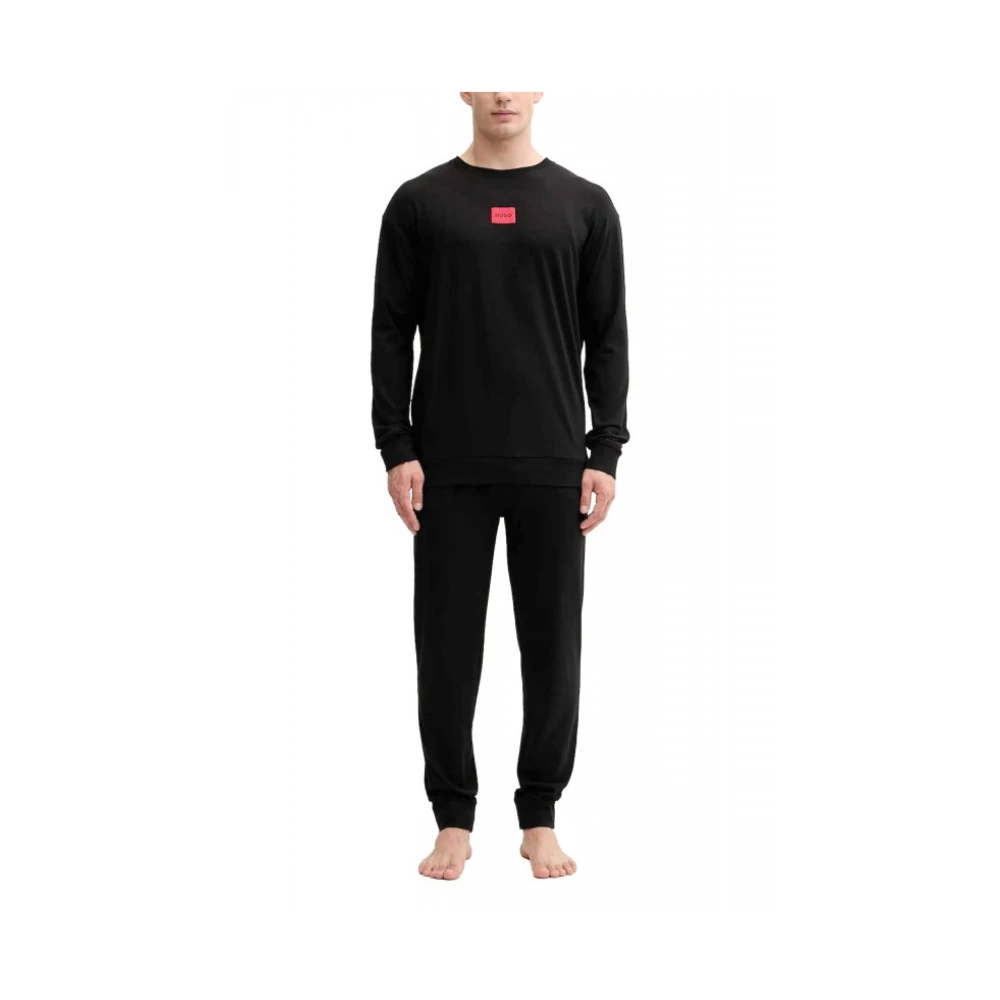 Hugo Uomo Nero - Red-Logo Pyjamas - Nightwear & Lounge - M