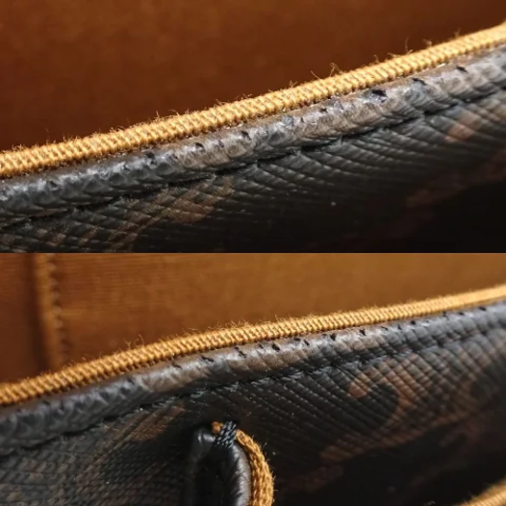 Celine Vintage Pre-owned Canvas shoulder-bags Brown Dames