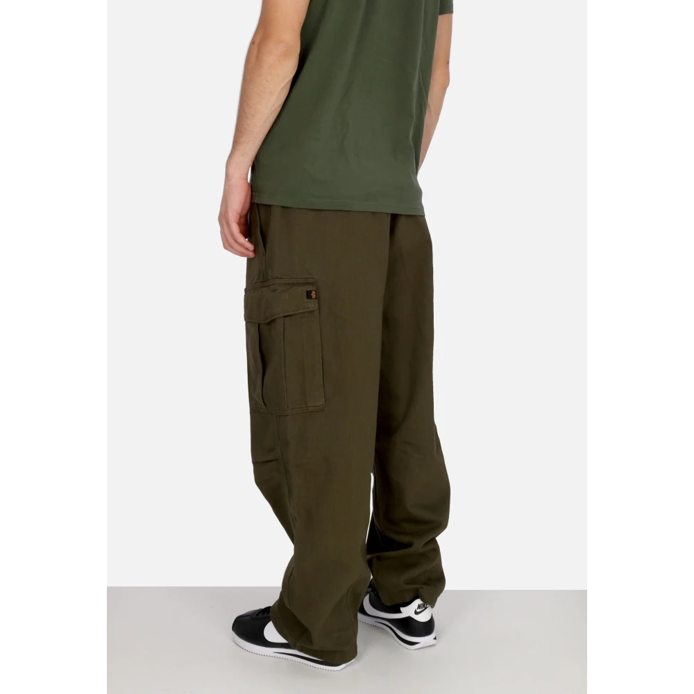alpha industries Cargo Zak Vliegtuigbroek Donker Olijf Green Heren