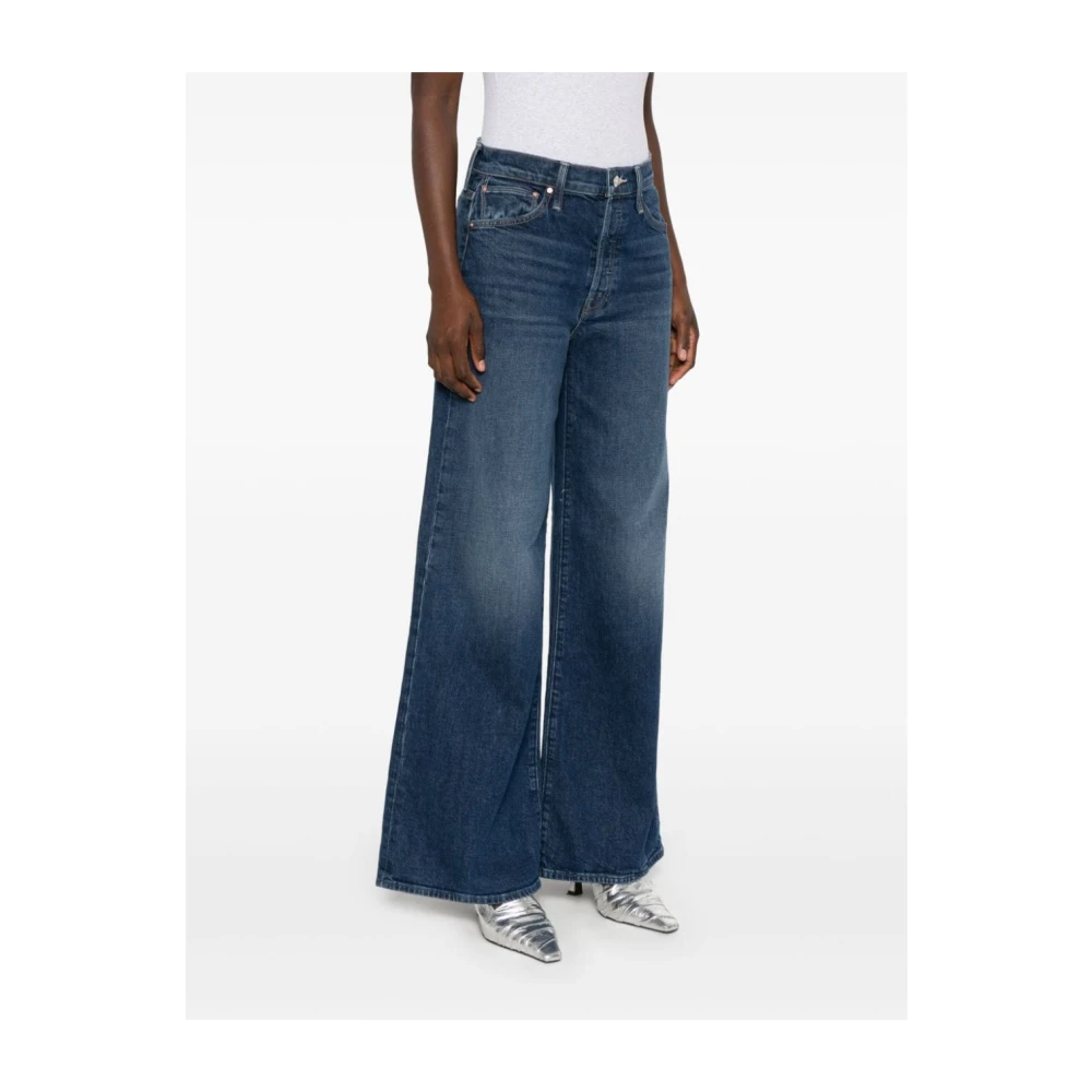 Mother Wijde Pijp Cannonball Jeans Blue Dames