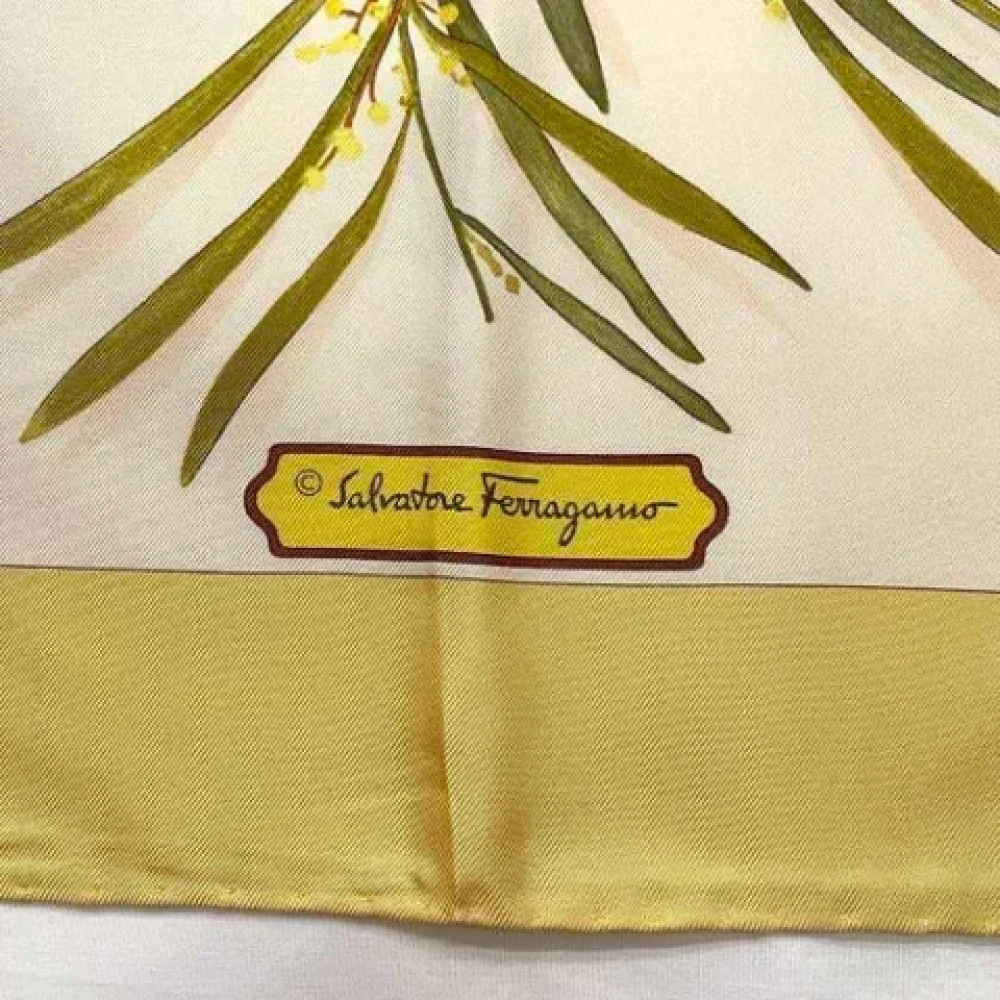 Salvatore Ferragamo Pre-owned Silk scarves Multicolor Dames