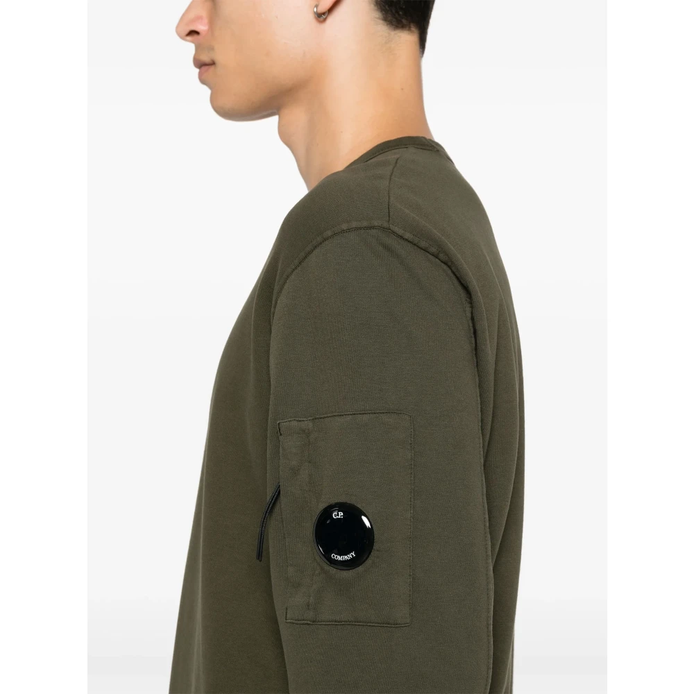 C.P. Company Groene Crewneck Sweatshirt met Lenszak Green Heren