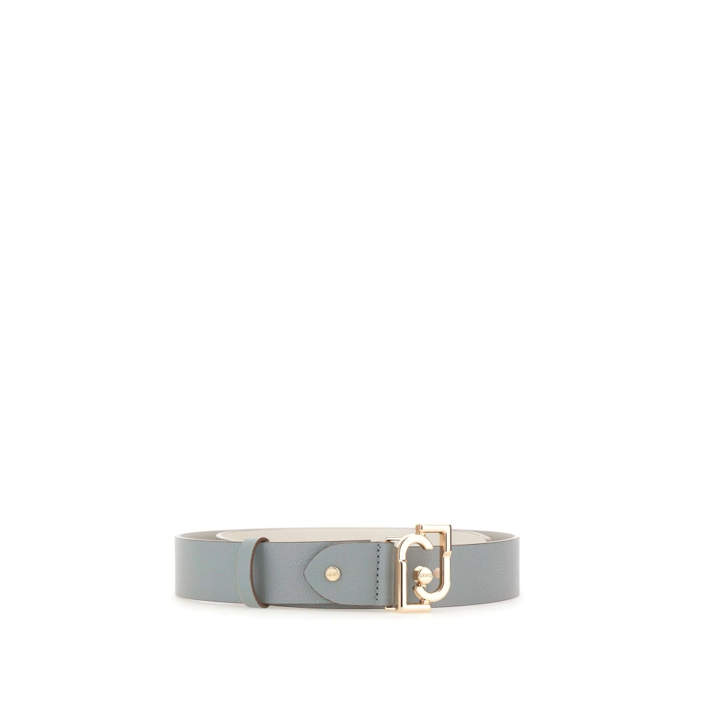 Liu Jo Women's Gray Belts, One Size, Belt With Logo