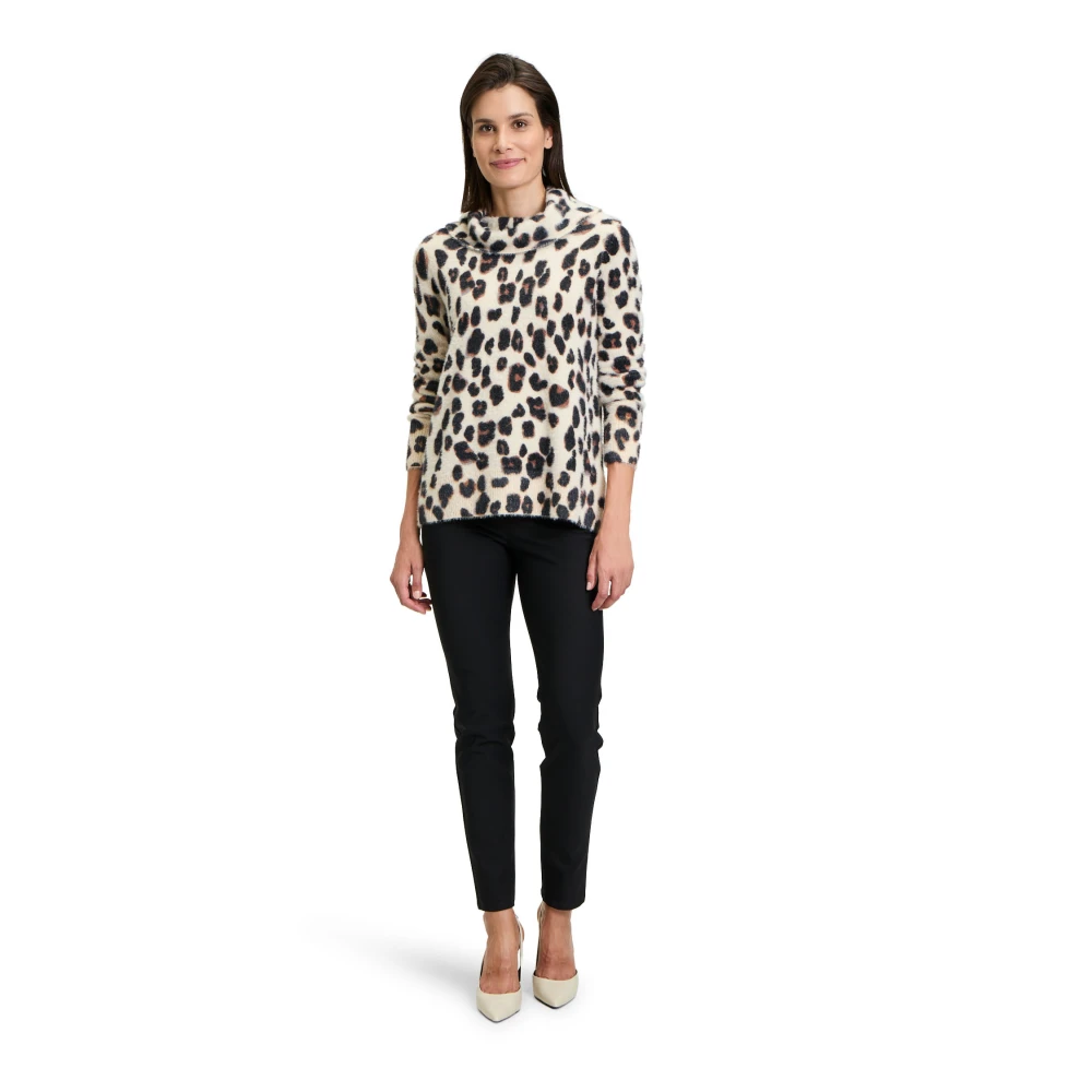 Betty Barclay Casual Gebreide Trui met Kraag Multicolor Dames