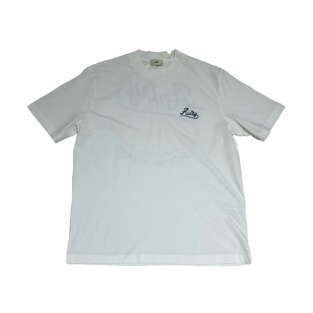 Autry Men's White T-Shirt Imprimé