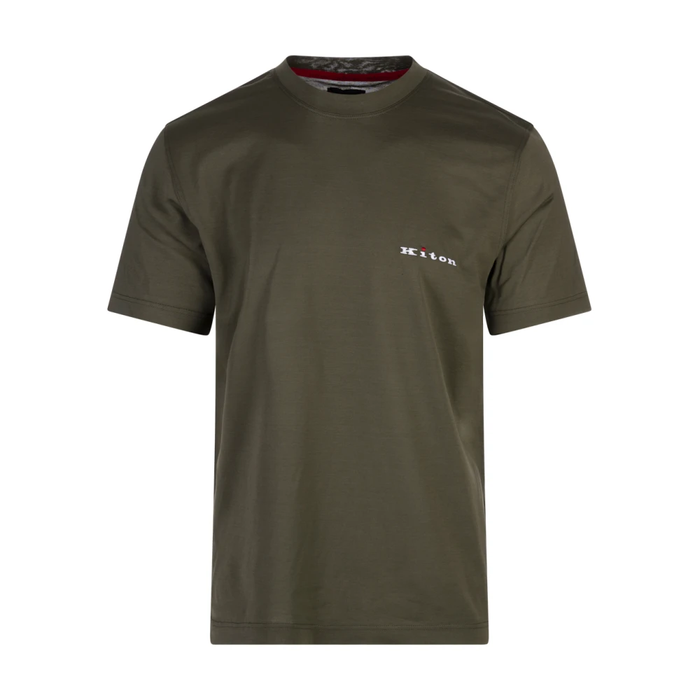 Kiton - Tops > T-Shirts - Green - Kiton - Modalova