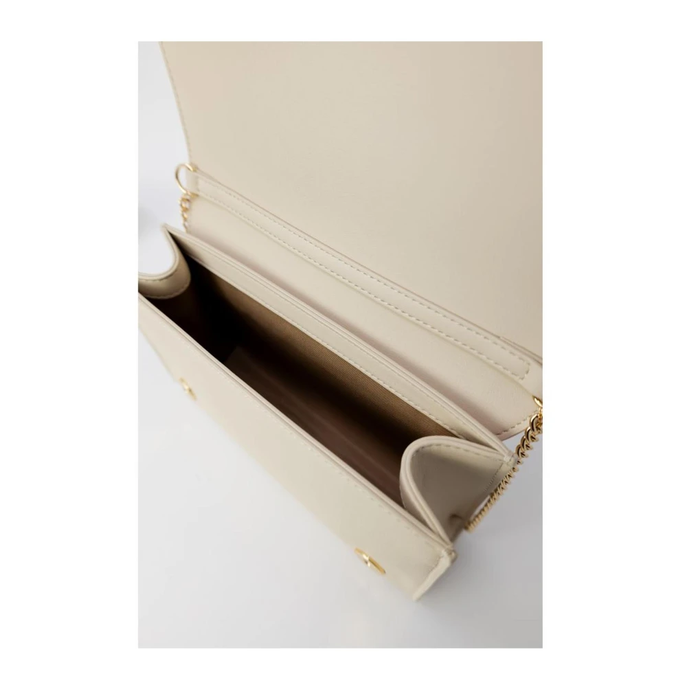 Love Moschino Faux Leren Handtas Lente Zomer Collectie Beige Dames