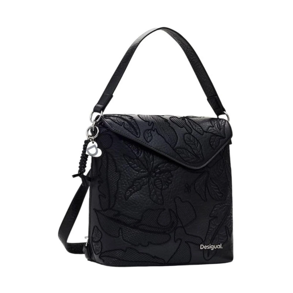 Desigual Zwarte Polyethyleen Damesrugzak Black Dames