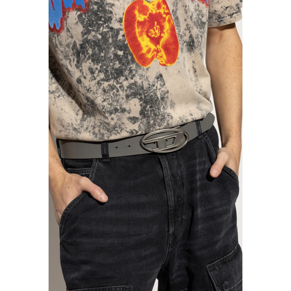 Diesel Riem Ovaal Brown Heren