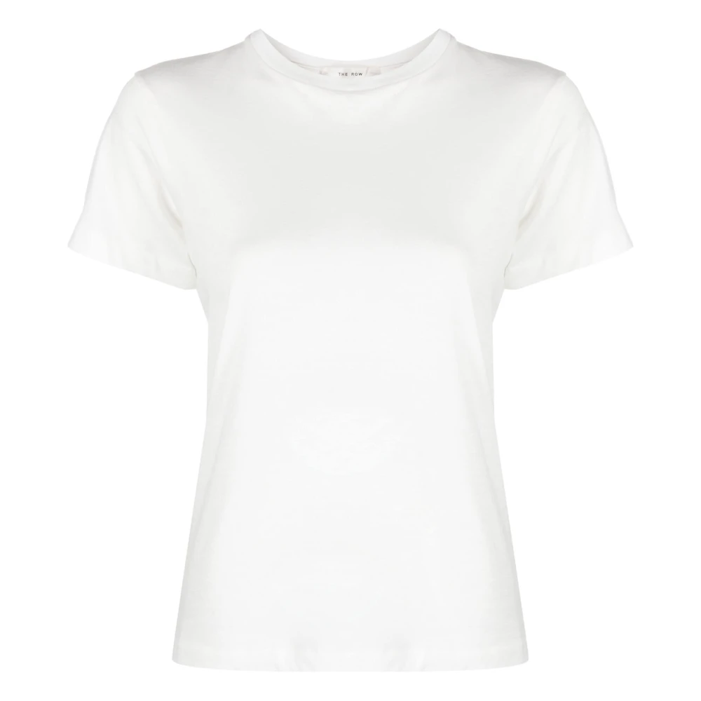 The Row Vit Bomull Crew Neck T-Shirt White, Dam