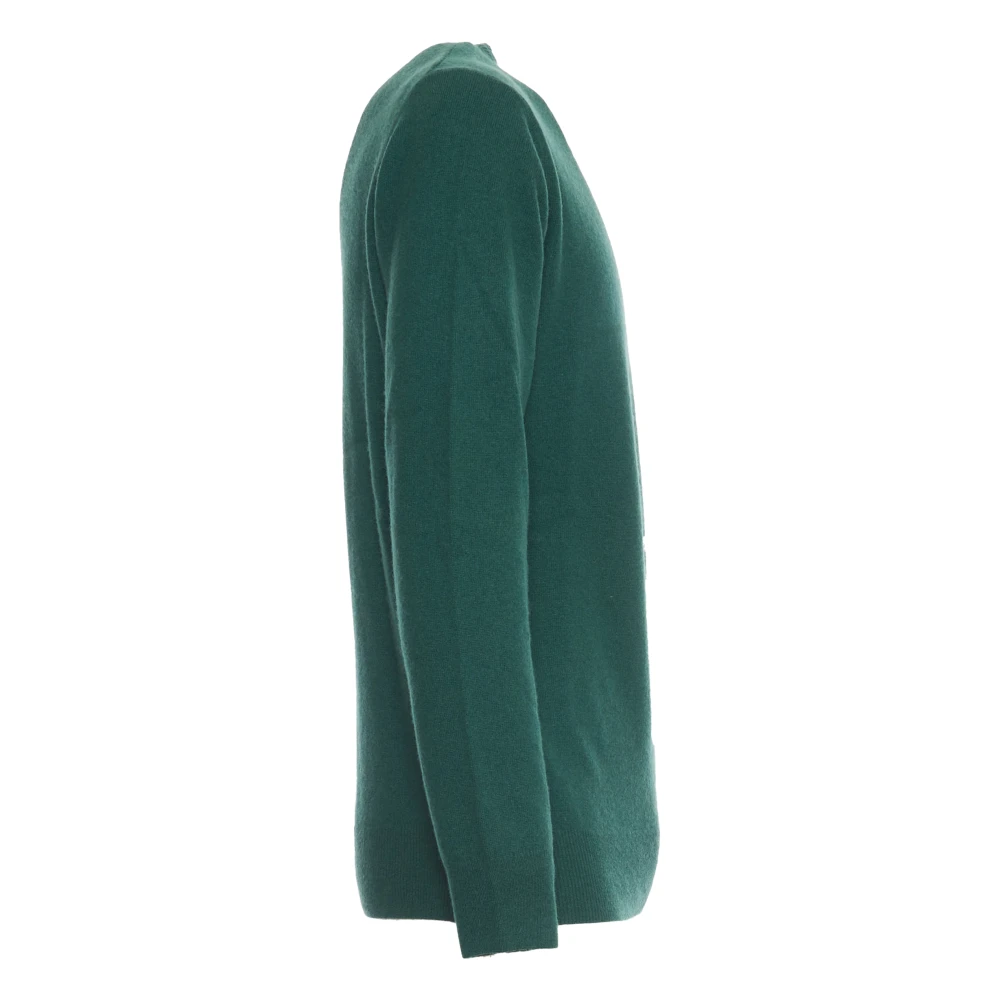 MC2 Saint Barth Groene Gebreide Trui Sweater Aw24 Green Heren
