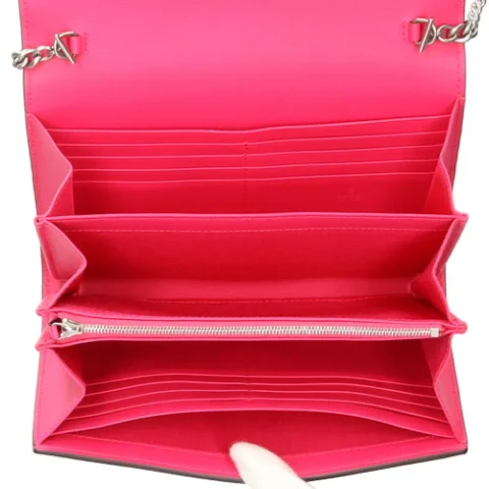 Gucci Vintage Pre-owned Leather shoulder-bags Pink Dames