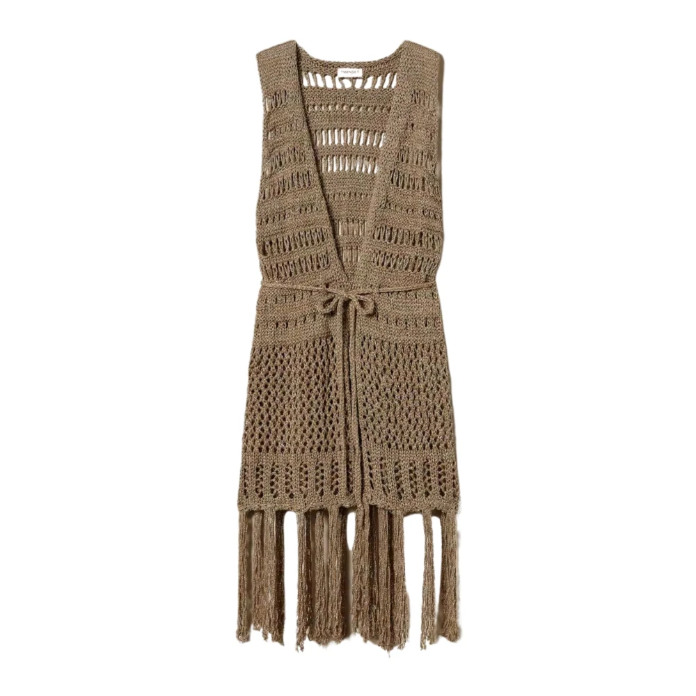 Twinset - Jackets > Vests - Brown - Twinset - Modalova