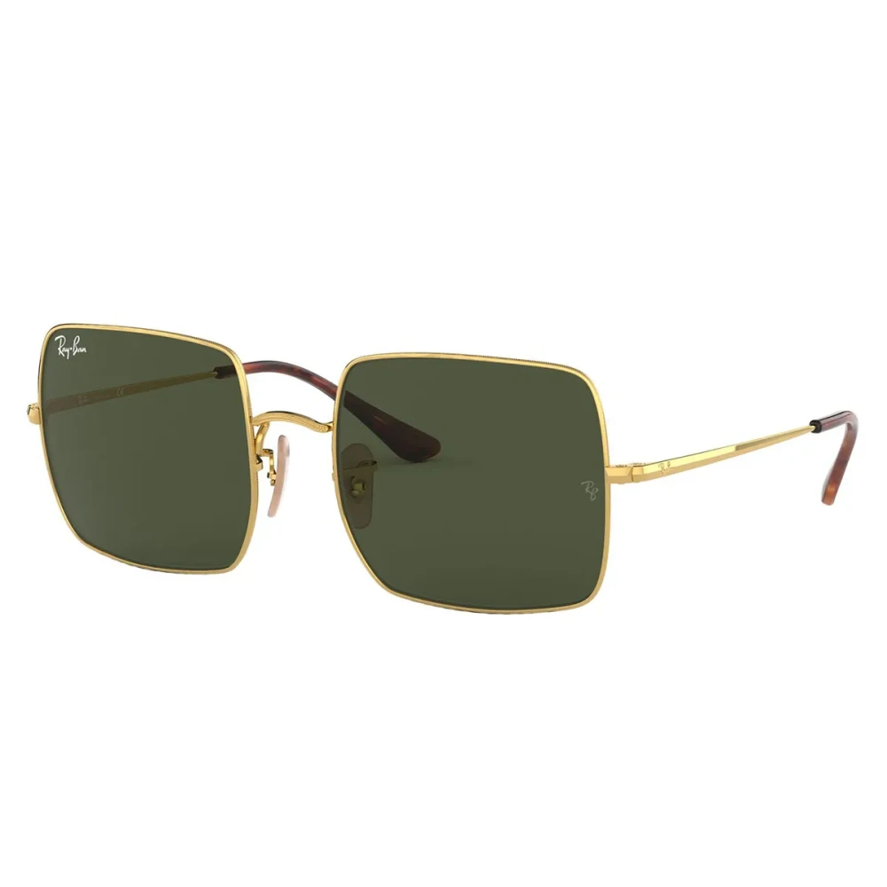 Ray-Ban Womens Sunglasses Square RB1971 914731 Gold Green Metal - One Size - Image 5