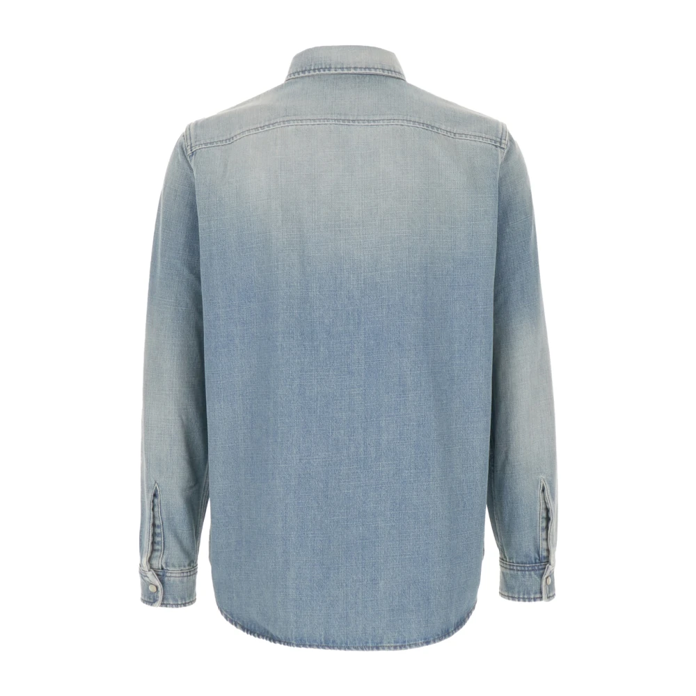 Saint Laurent Stijlvolle Overhemden Collectie Blue Heren