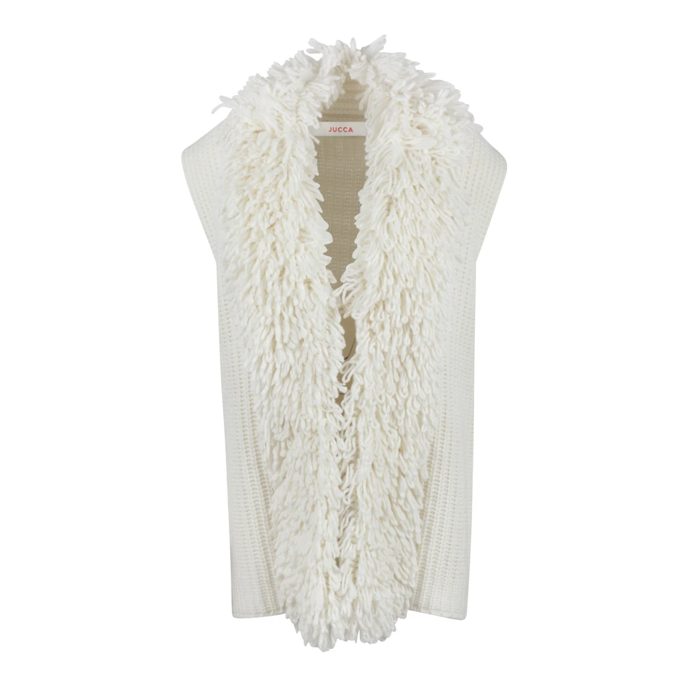 Jucca Stijlvolle Gilet Vest White Dames
