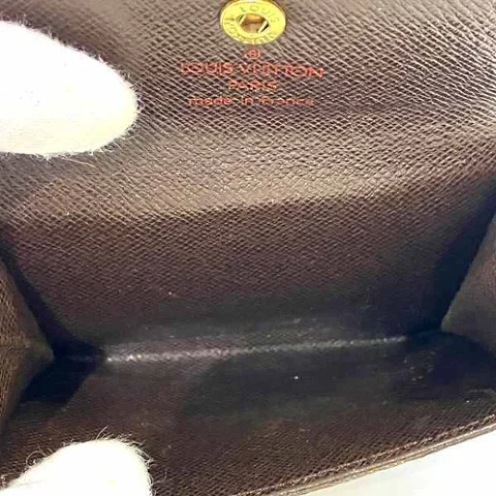 Louis Vuitton Vintage Pre-owned Canvas wallets Brown Dames