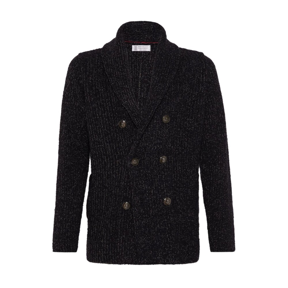 ジャケット BRUNELLO CUCINELLI WOOL DOUBLE-BREASTED JACKET Brunello Cucinelli Double Breasted Wool/Linen Blazer Navy at