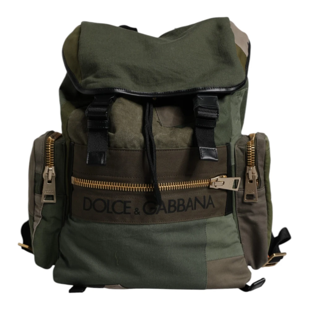 Dolce & Gabbana Unisex Green Backpack Bag - Backpacks - One Size - Bags