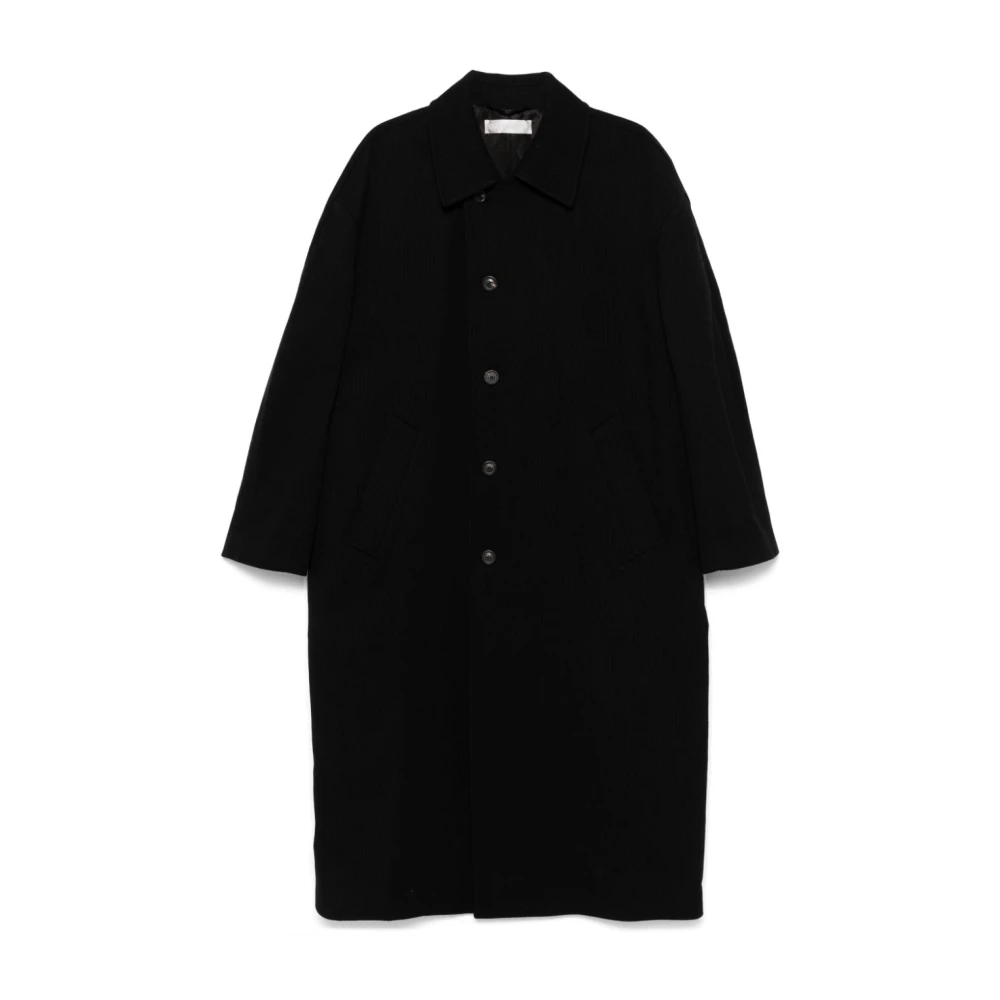 Our Legacy Zwarte Jumbo Bedford Carcoat Black Heren
