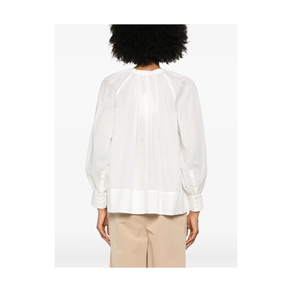Soeur Witte Raglan Mouw Shirt White Dames