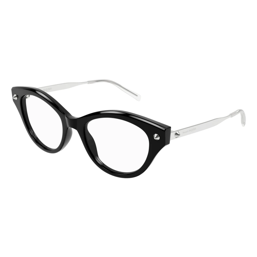 Alexander Mcqueen Women's Black Glasses, 52 Mm, Stylish Eyeglasses Am0485o