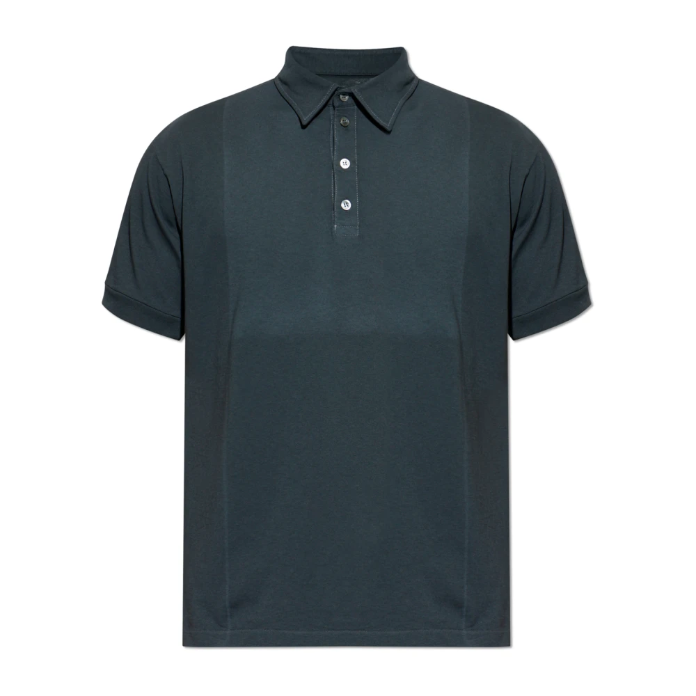 Maison Margiela Herr Grå Toppar M, Bomull, Polo Med Logotyp